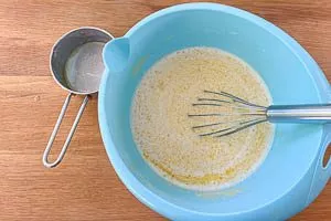 Butter zufügen und kurz warten.