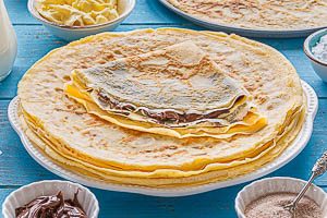 Fertig sind deine Crêpes und können individuell belegt werden!