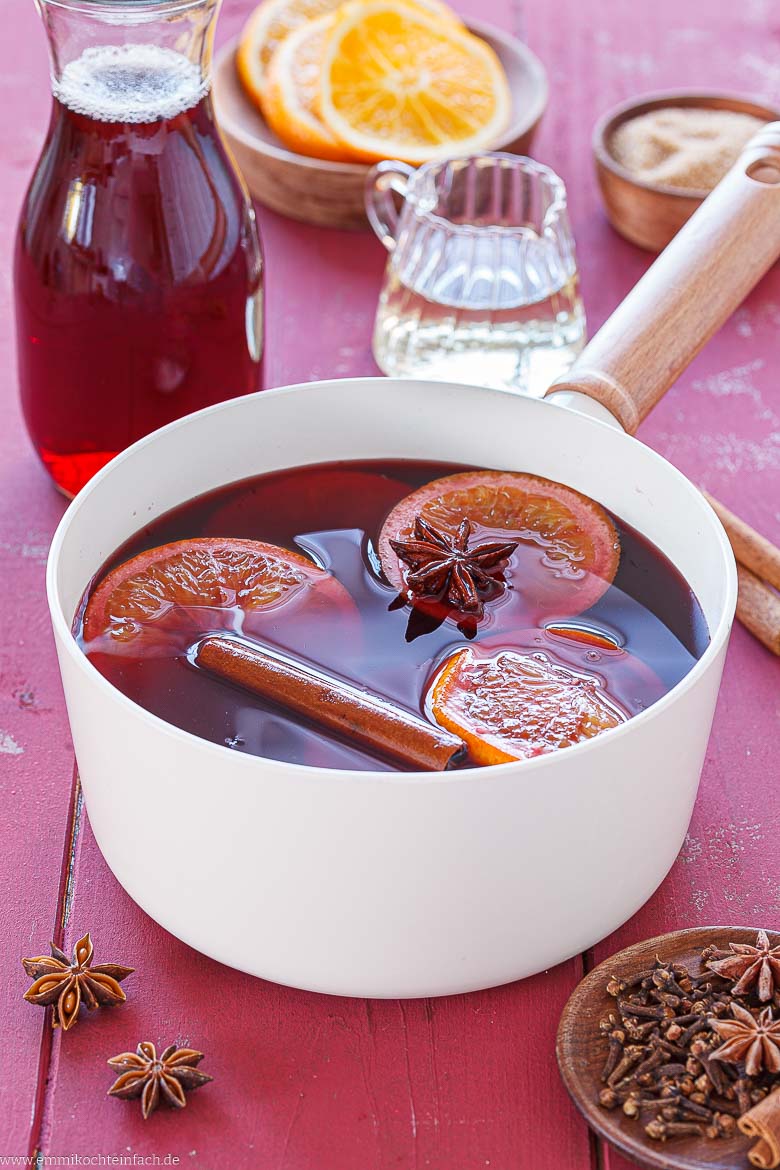 Zutaten für roten Glühwein