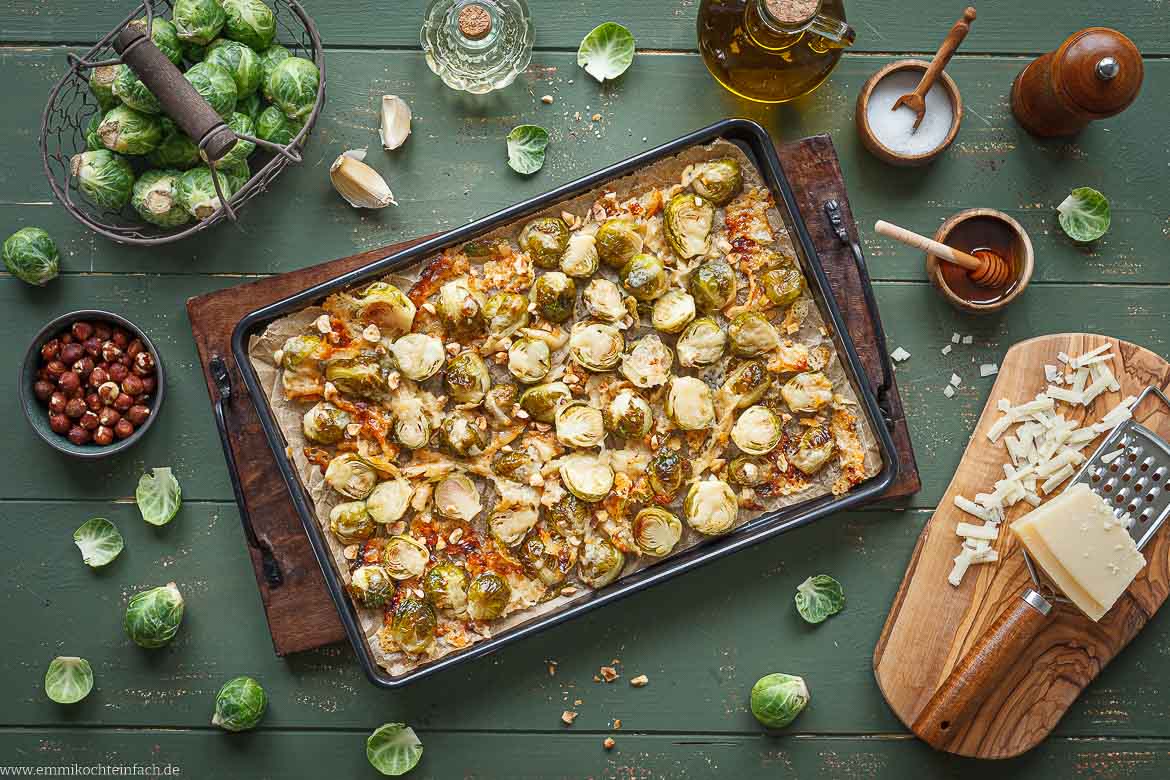 Rezept für Rosenkohl aus dem Backofen