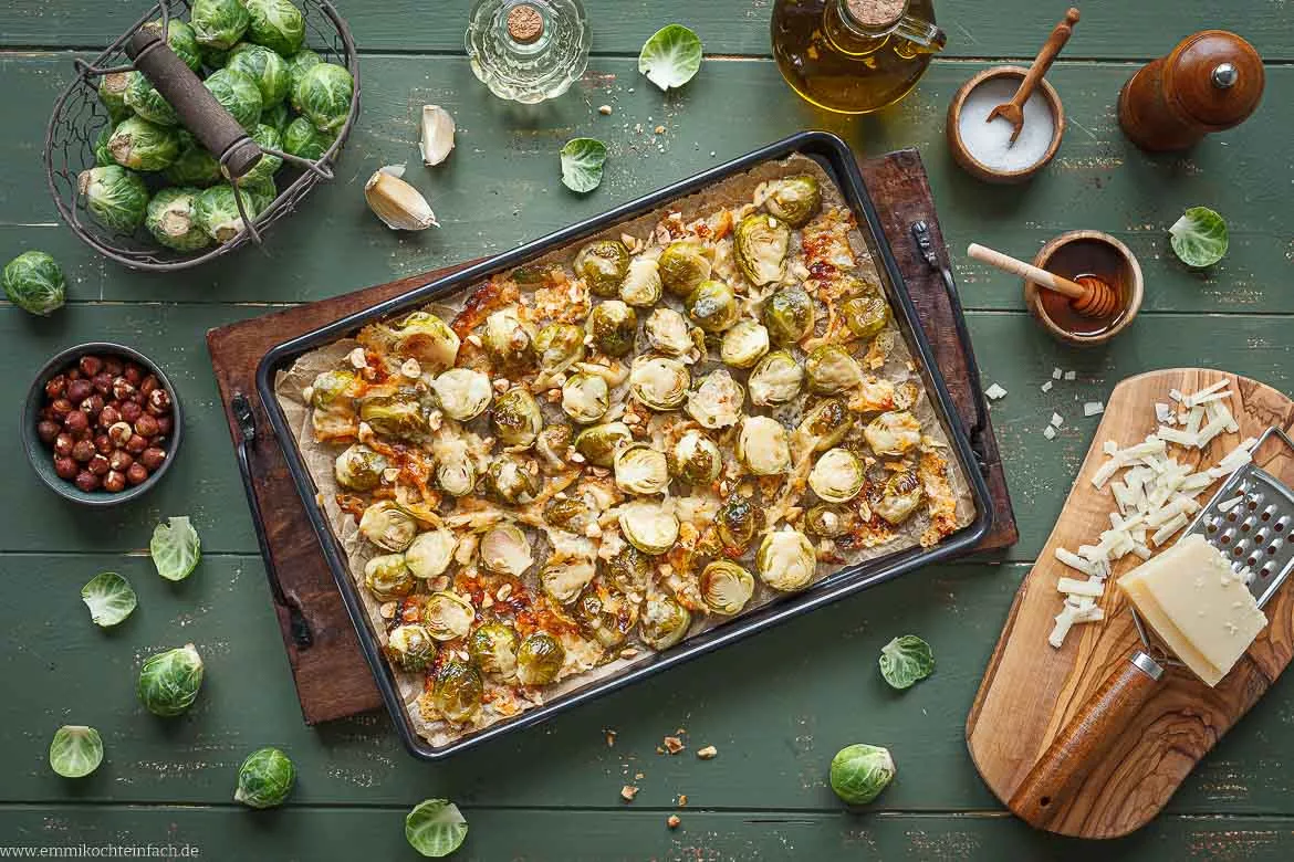 Rezept für Rosenkohl aus dem Backofen