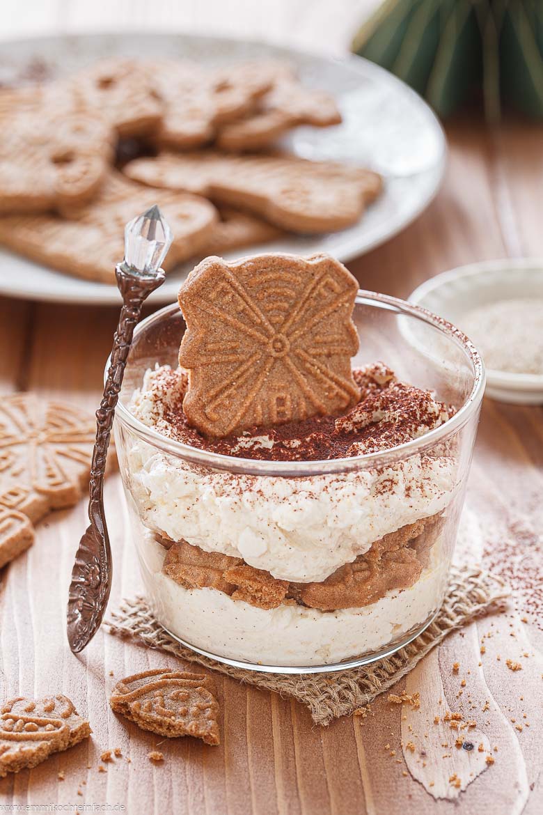 Spekulatius-Tiramisu ohne Kaffee