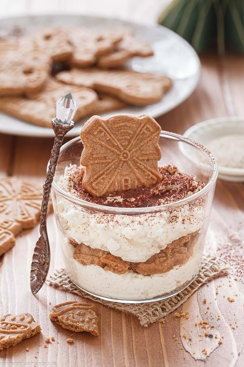 Spekulatius-Tiramisu ohne Kaffee