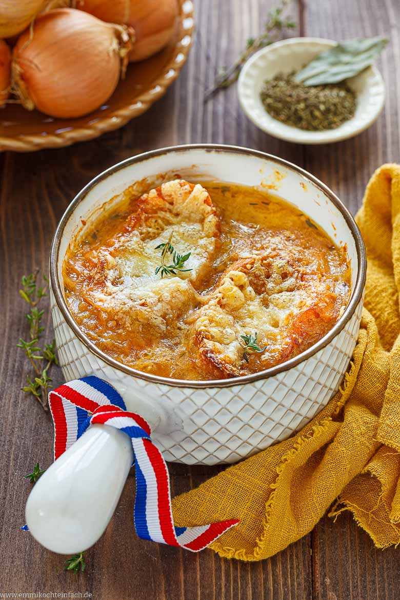 Gratinierte Zwiebelsuppe