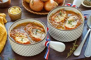 Fertig ist die Zwiebelsuppe!