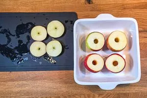 In eine Auflaufform setzen.