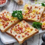 Rezept für Flammkuchen-Toast