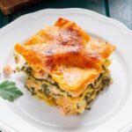 Rezept für Lachs-Spinat-Lasagne