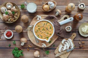 Pilzrahmsoße-Rezept