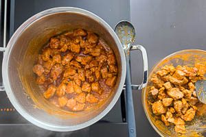 Zweite Hälfte anbraten.