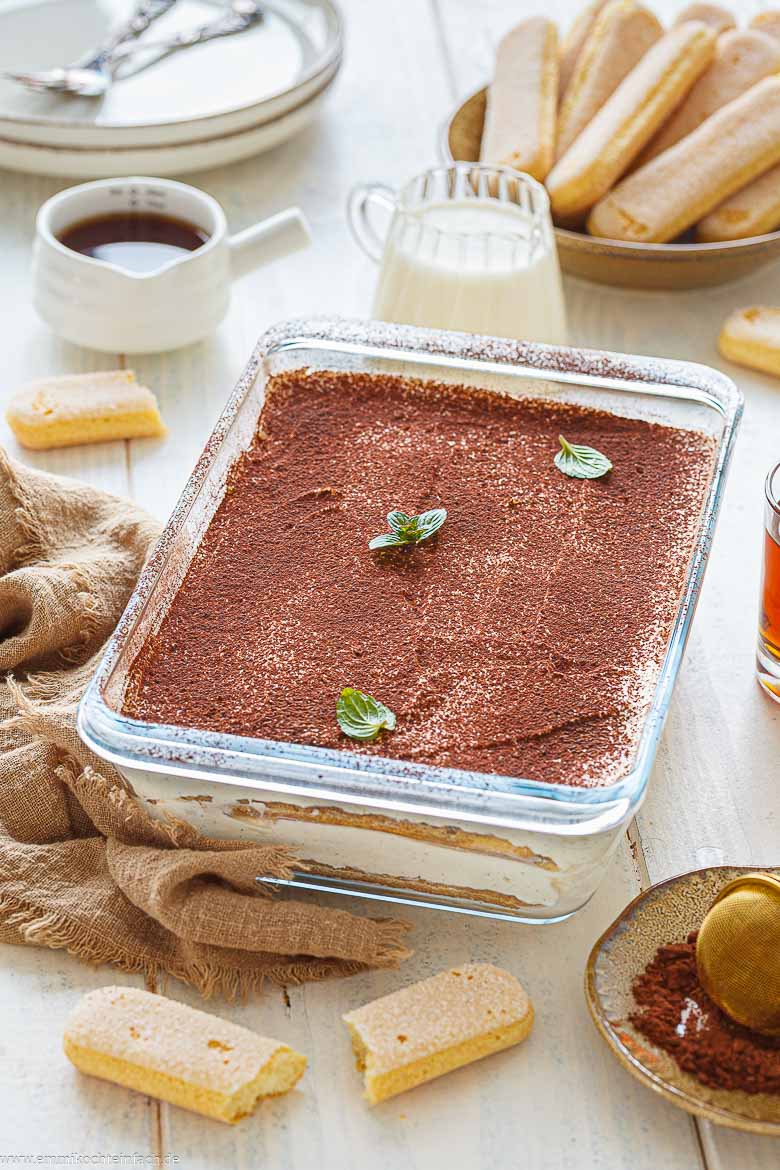 Cremiges Tiramisu mit Ei-Ersatz