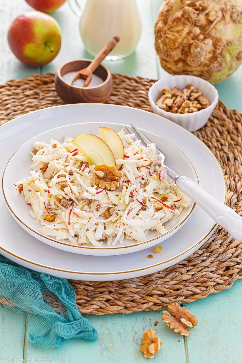 Klassischer Wintersalat für die Feiertage