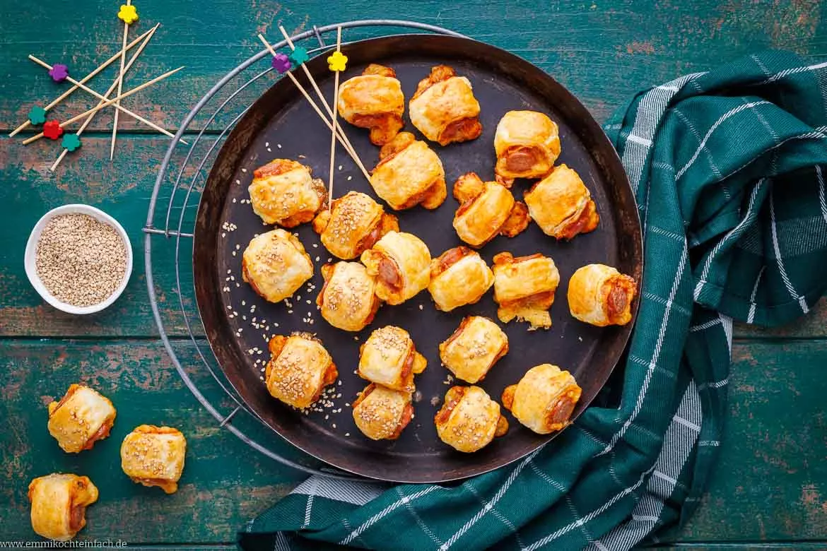 Rezept für Würstchen im Schlafrock