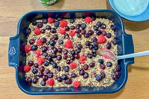 Baked Oats goldbraun backen