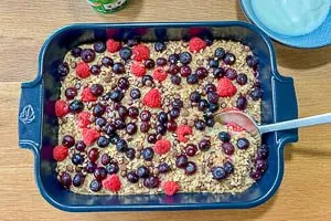 Baked Oats goldbraun backen