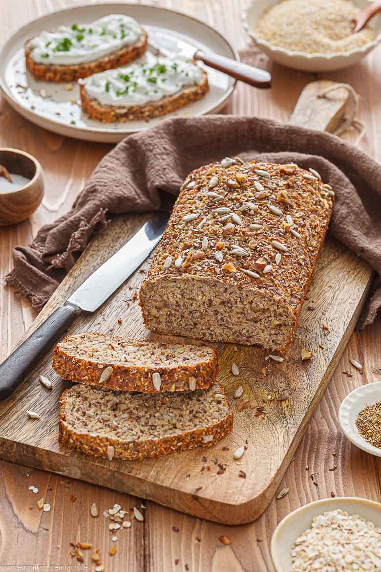 Eiwei&szlig;brot mit Quark