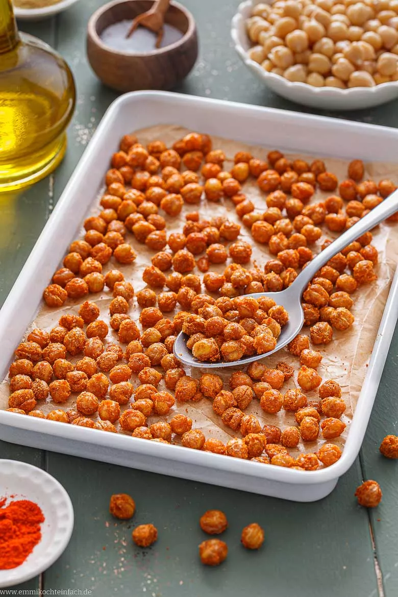Kichererbsen als knuspriger Ofen-Snack