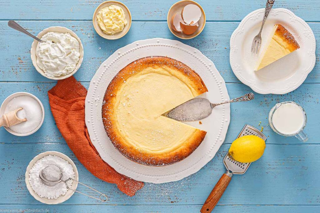 Käsekuchen ohne Boden Rezept