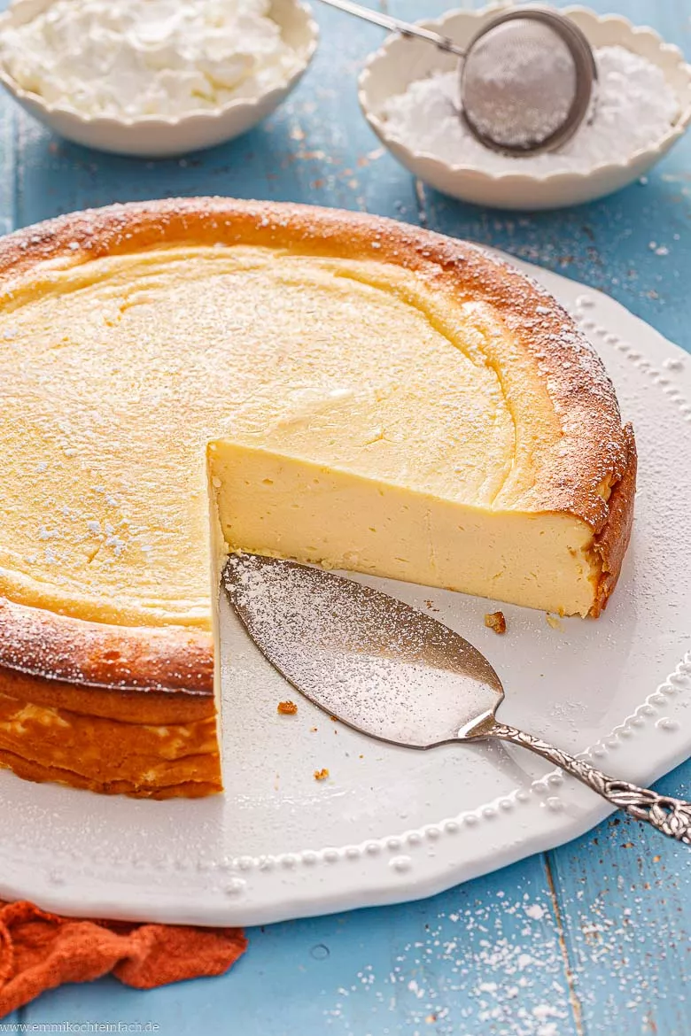 Weltbester K&auml;sekuchen ohne Boden