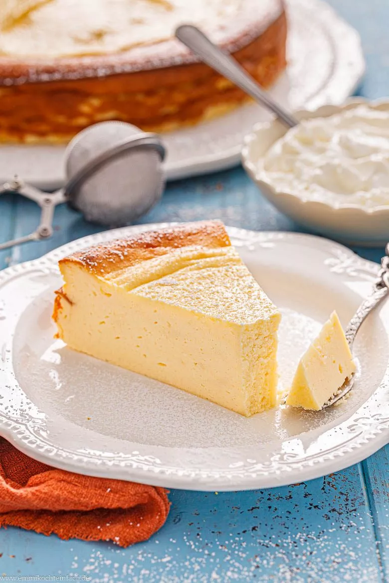 Kuchen mit Quark ohne Boden