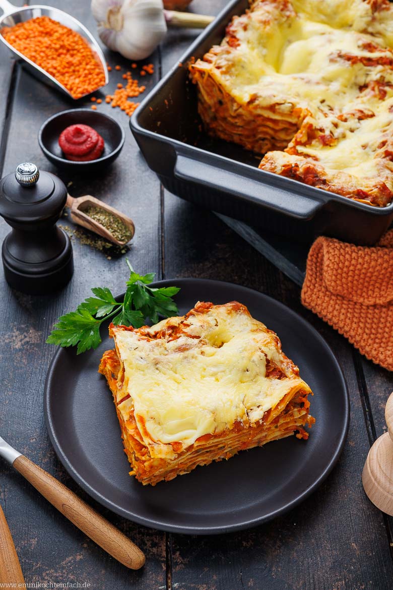 Lasagne mit vegetarischer F&uuml;llung