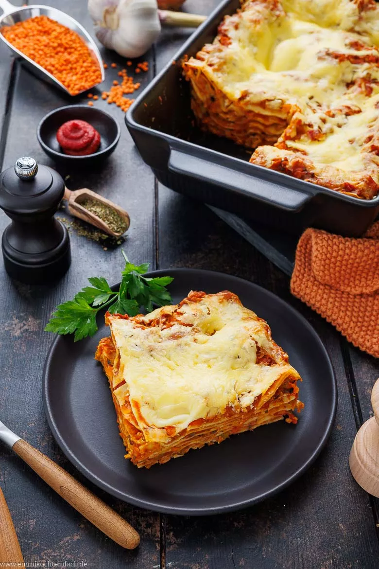 Lasagne mit vegetarischer F&uuml;llung