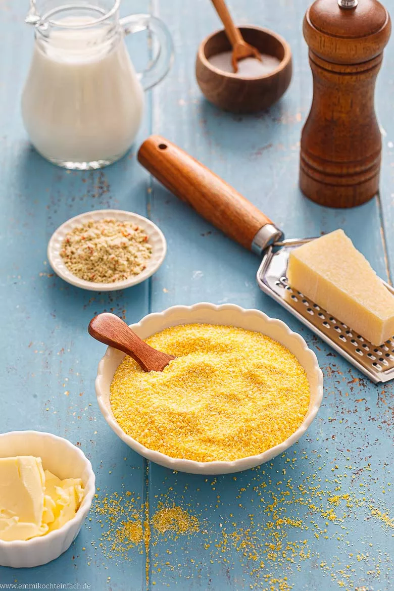 Zutaten f&uuml;r Polenta