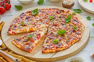 Fertig ist deine leckere Schüttelpizza