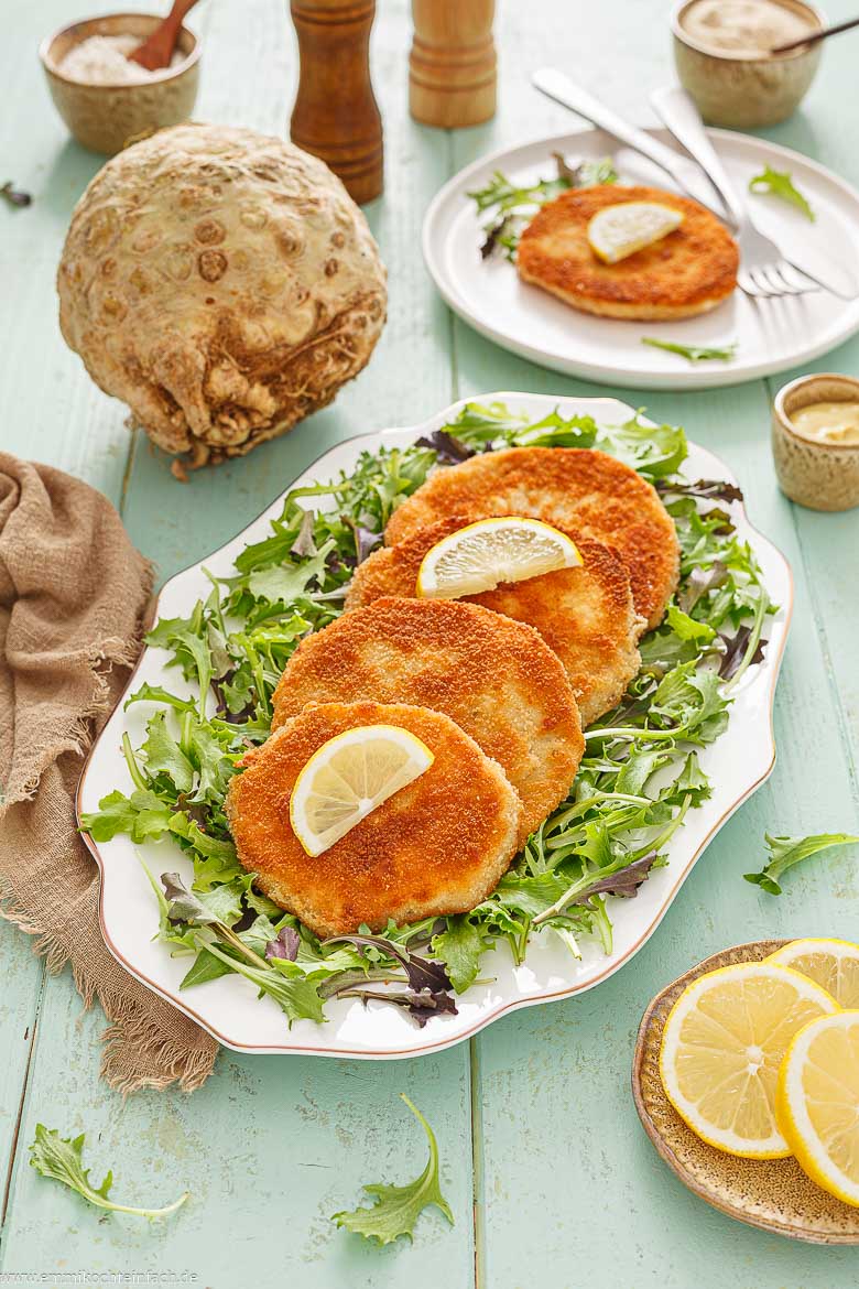 Knusprige, vegetarische Schnitzel
