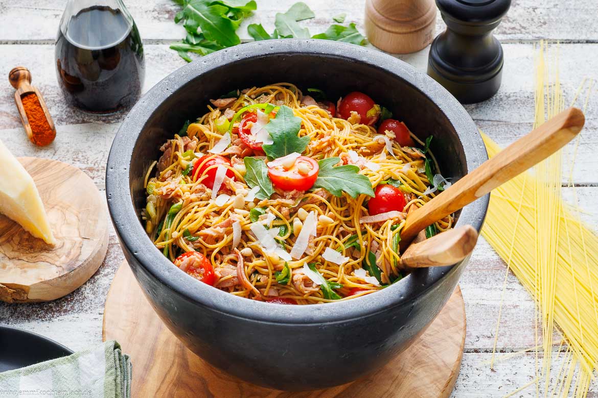 Spaghettisalat - schnell und einfach