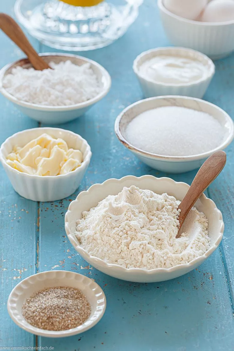 Zutaten f&uuml;r Amerikaner