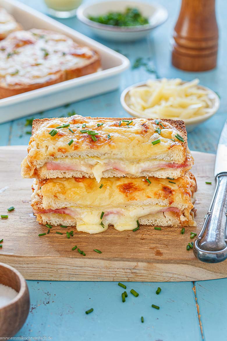 Der Unterschied zwischen Croque Monsieur und Croque Madame ist das Spiegelei.