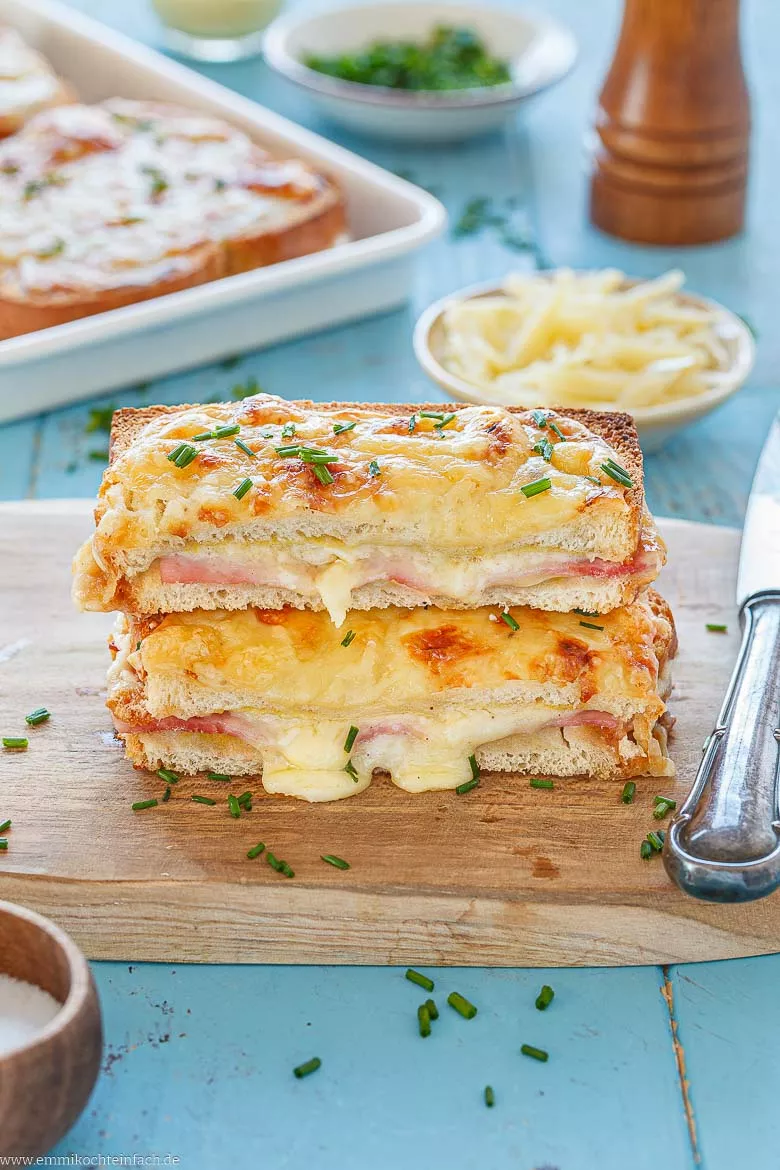 Der Unterschied zwischen Croque Monsieur und Croque Madame ist das Spiegelei.