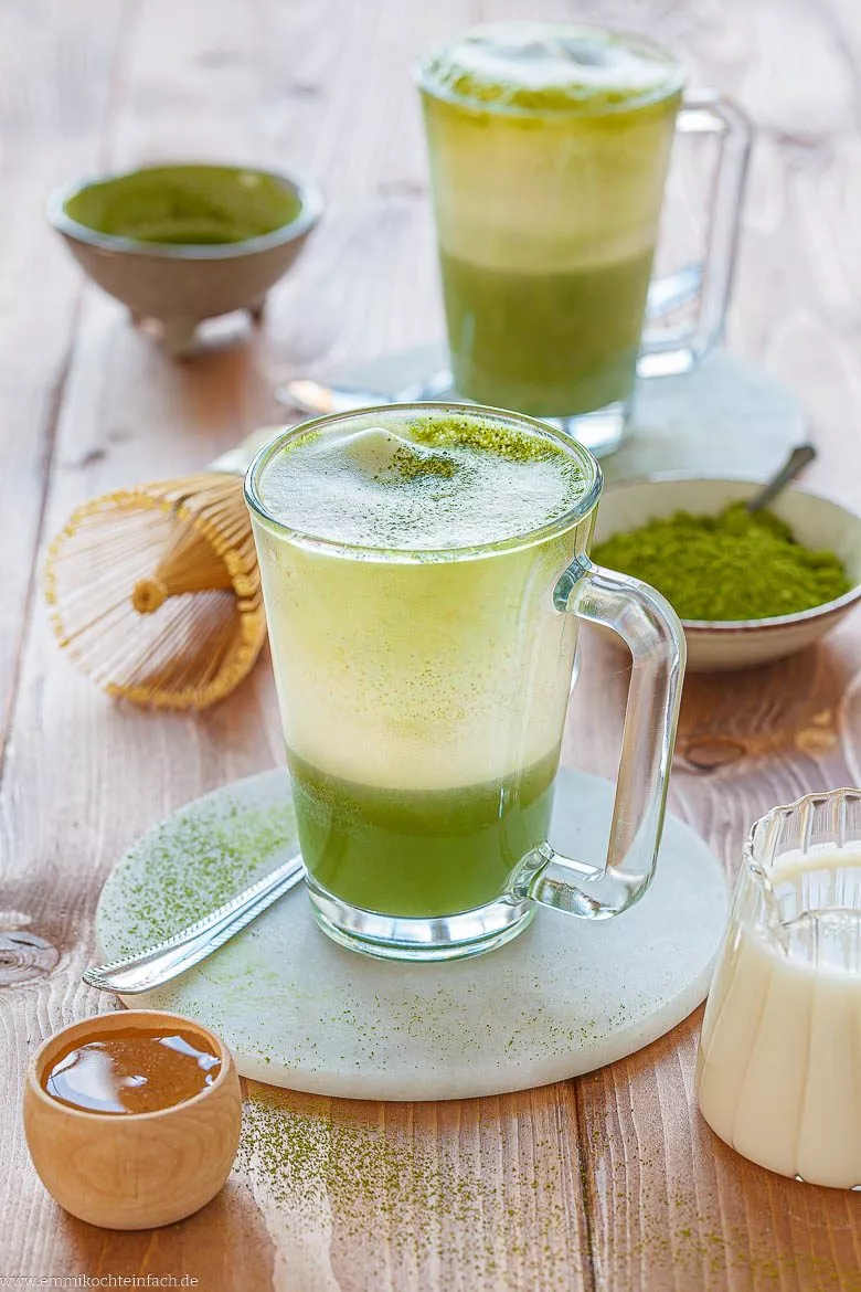 Einfaches Matcha-Latte-Rezept