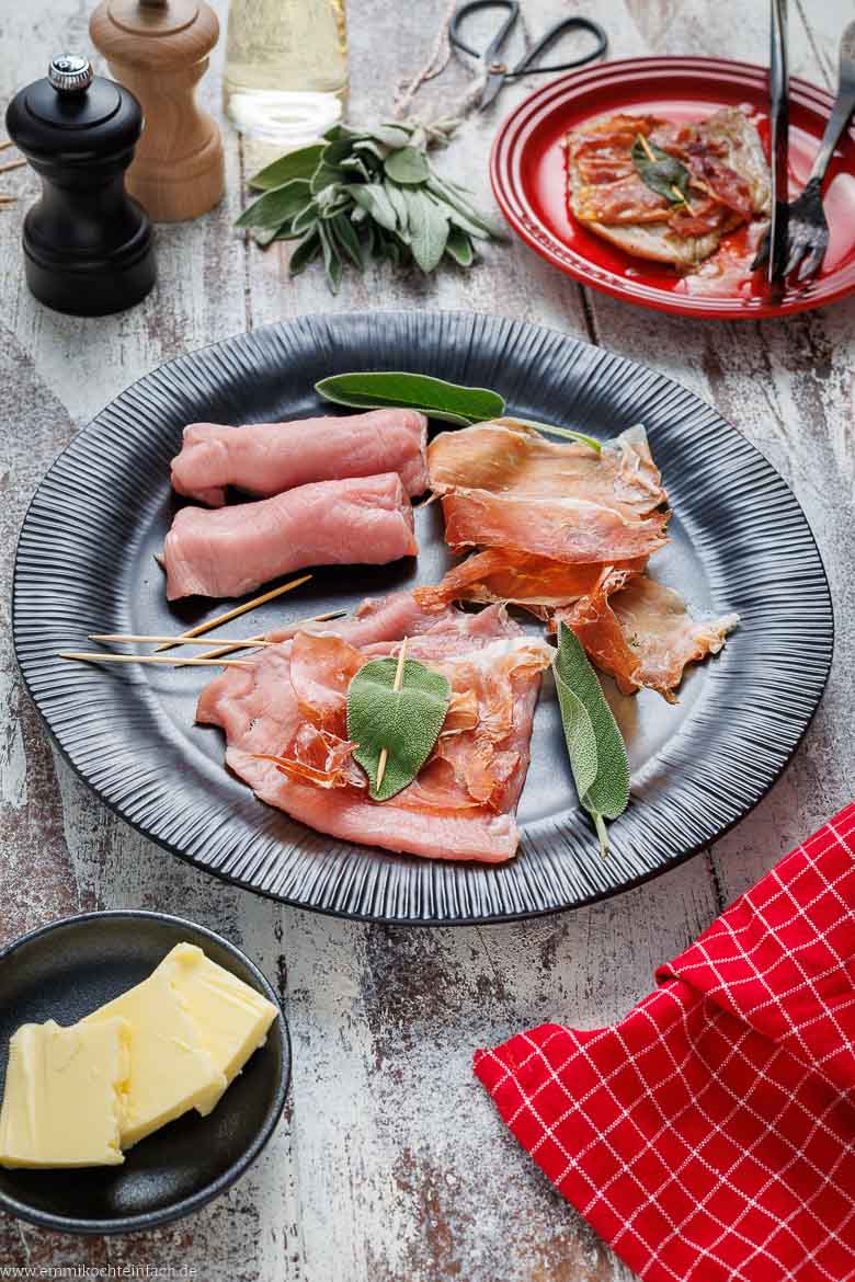 Zutaten für Saltimbocca alla Romana