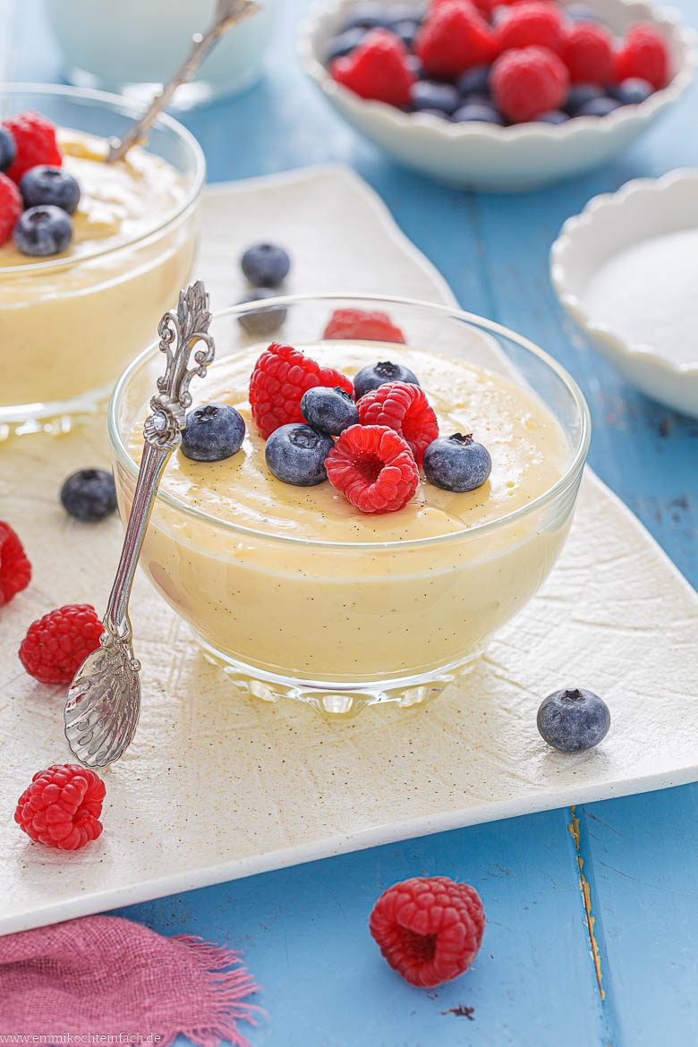 Cremigen Vanillepudding selber machen