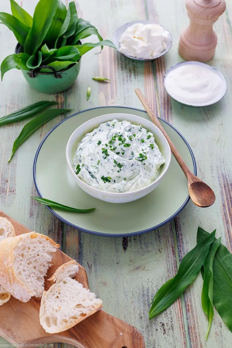Dip-Rezept mit frischem B&auml;rlauch