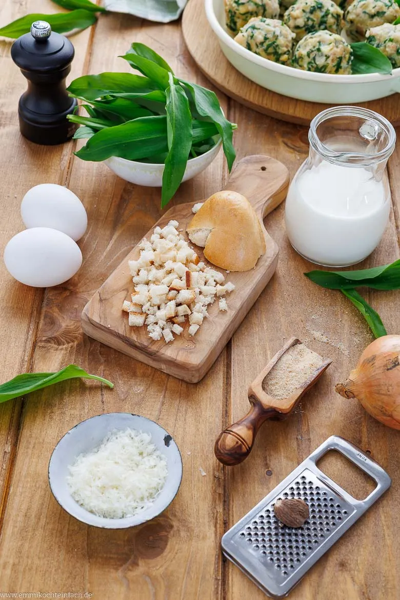 Zutaten f&uuml;r B&auml;rlauchkn&ouml;del