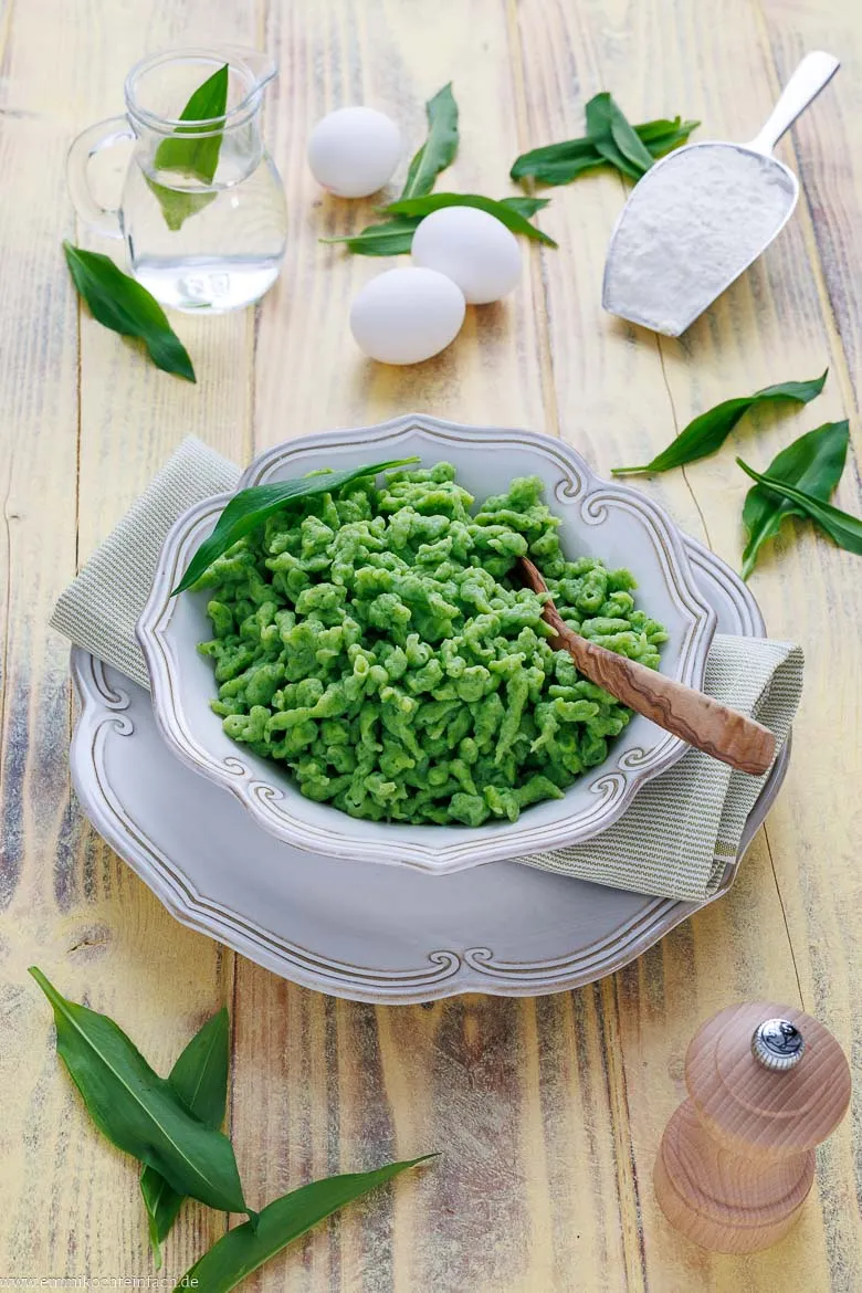 Rezept f&uuml;r frische B&auml;rlauchsp&auml;tzle