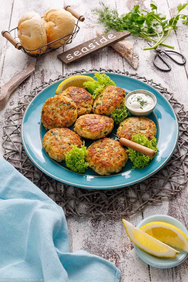 Zutaten f&uuml;r Fischfrikadellen