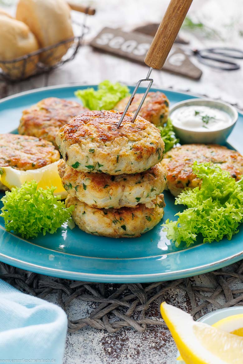 Saftige Fischfrikadellen aus Seelachs