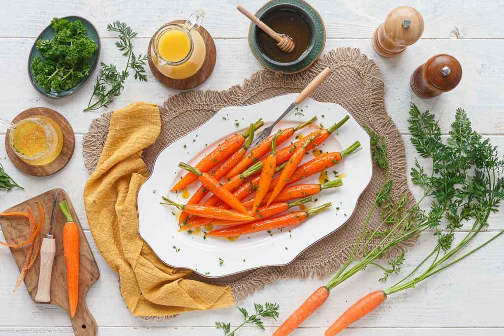 Rezept für glasierte Möhren