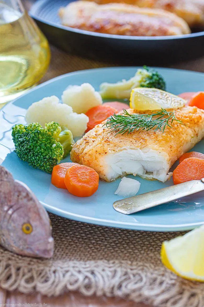 Kabeljau-Filet mit den perfekten Beilagen