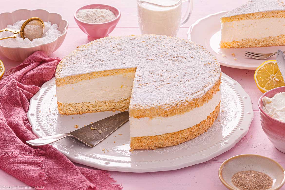 Rezept für Käse-Sahne-Torte