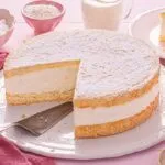 Rezept f&uuml;r K&auml;se-Sahne-Torte