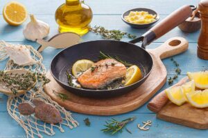 Rezept zum Lachs braten