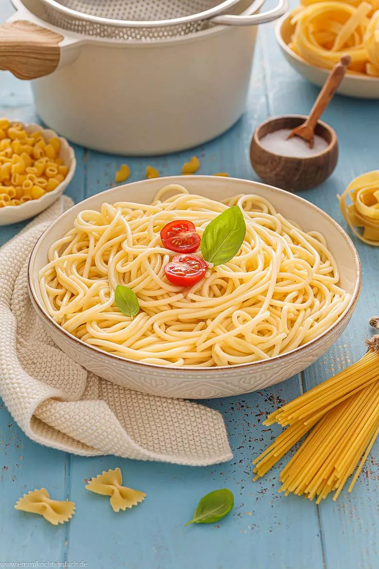 Pasta al dente im Topf zubereiten