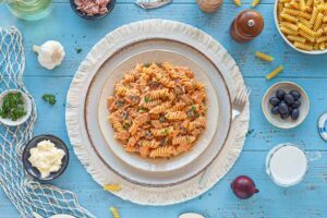 Rezept für Nudeln mit Thunfisch