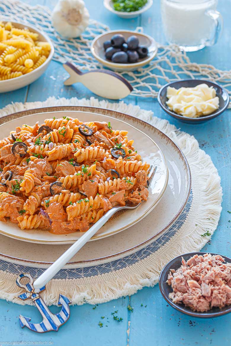 Nudeln mit Thunfisch nach deinem Geschmack