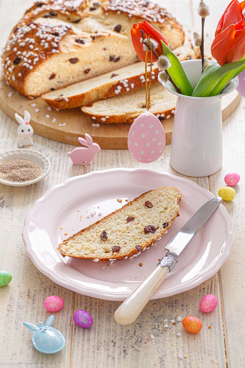 Einfaches und gelingsicheres Rezept f&uuml;r Osterbrot